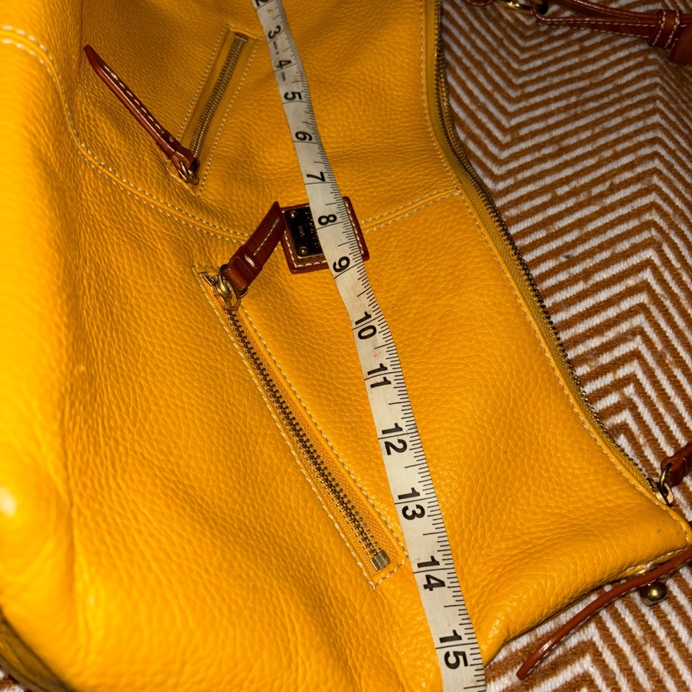 Dooney & Bourke Yellow Shoulder Bag - Picture 11 of 12